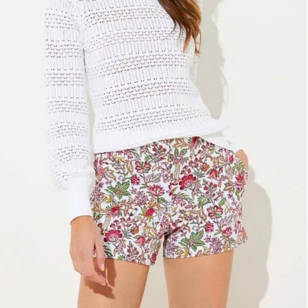 LOFT Floral Riviera Shorts 6-NEW